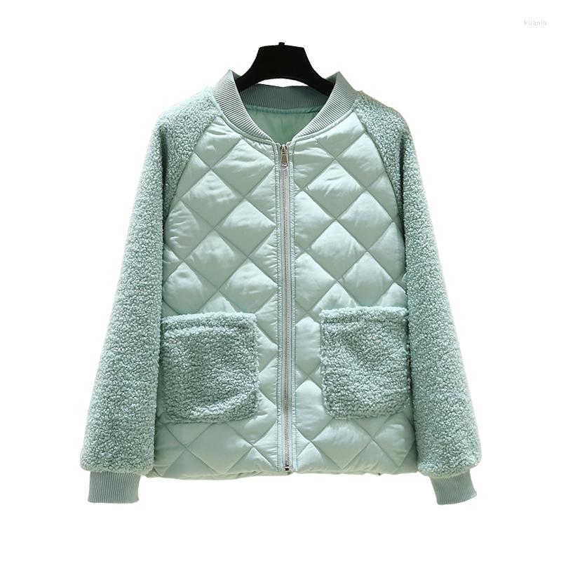 Women's Trench Coats Spring Autumn Thin Cotton Padded Coat Women Parkas Fashion Ladies Short Bomber Female Shearling Splicing Down Jacket, Beige
Women's Trench Coats Spring Autumn Thin Cotton Padded Coat Women Parkas Fashion Ladies Short Bomber Female Shearling Splicing Down Jacket, Beige