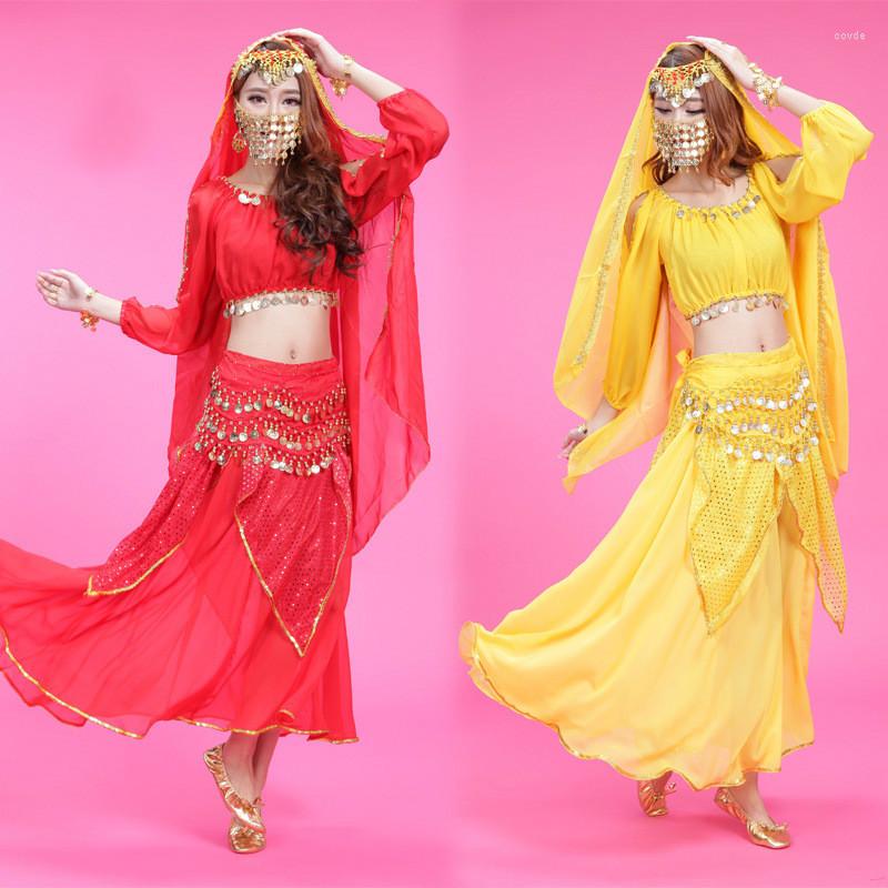 Stage Wear Show Oriental Belly Dance Costume For Women Costumes Dancewear Female Bellydance Dress Bollywood 89, 3 pcs yellow
Stage Wear Show Oriental Belly Dance Costume For Women Costumes Dancewear Female Bellydance Dress Bollywood 89, 3 pcs yellow