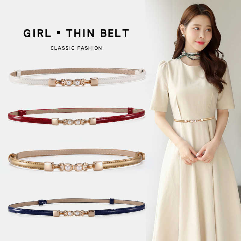 Waist Chain Belts Buckles Men's Women's Women's belt decoration with skirt versatile simple thin belt leather waist Korean fashion style decorative belt, Black
Waist Chain Belts Buckles Men's Women's Women's belt decoration with skirt versatile simple thin belt leather waist Korean fashion style decorative belt, Black