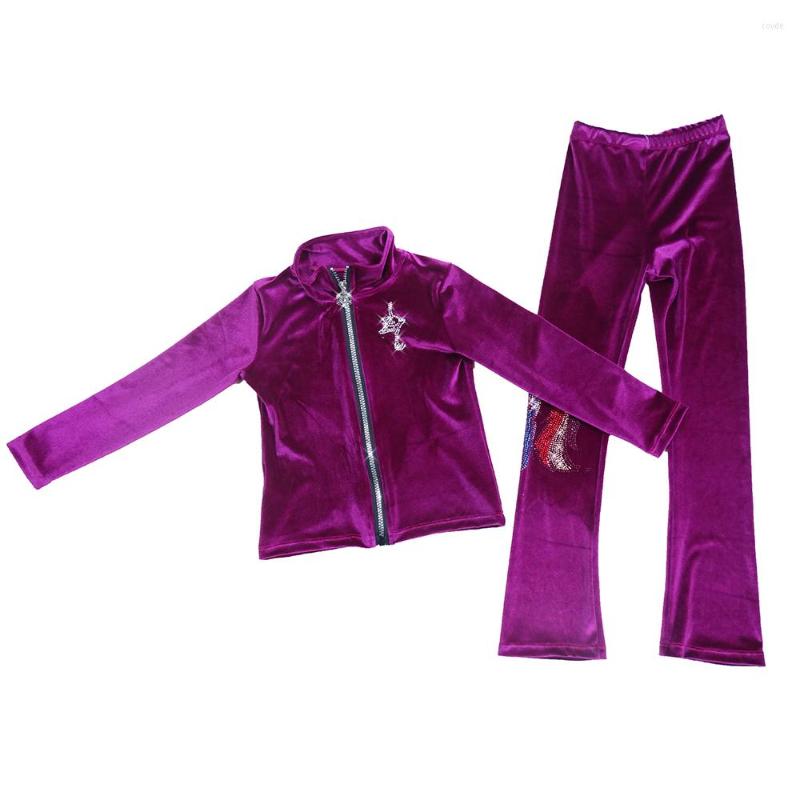 Stage Wear Figure Skating Pants Jackets Girls Purple Velvet Practise Women Skiing Ice Training Outfits Rhineston, Black
Stage Wear Figure Skating Pants Jackets Girls Purple Velvet Practise Women Skiing Ice Training Outfits Rhineston, Black