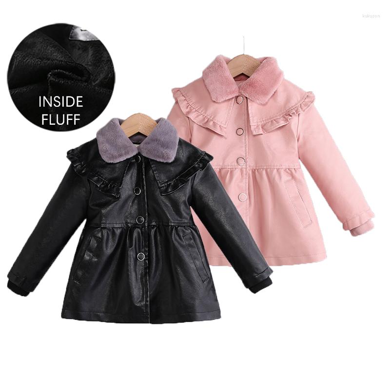 Jackets Plus Velvet Baby Girl Winter Clothes Thickened Windbreaker For Girls Button Coats 2023 Warm Clothing Child, Black white neck
Jackets Plus Velvet Baby Girl Winter Clothes Thickened Windbreaker For Girls Button Coats 2023 Warm Clothing Child, Black white neck