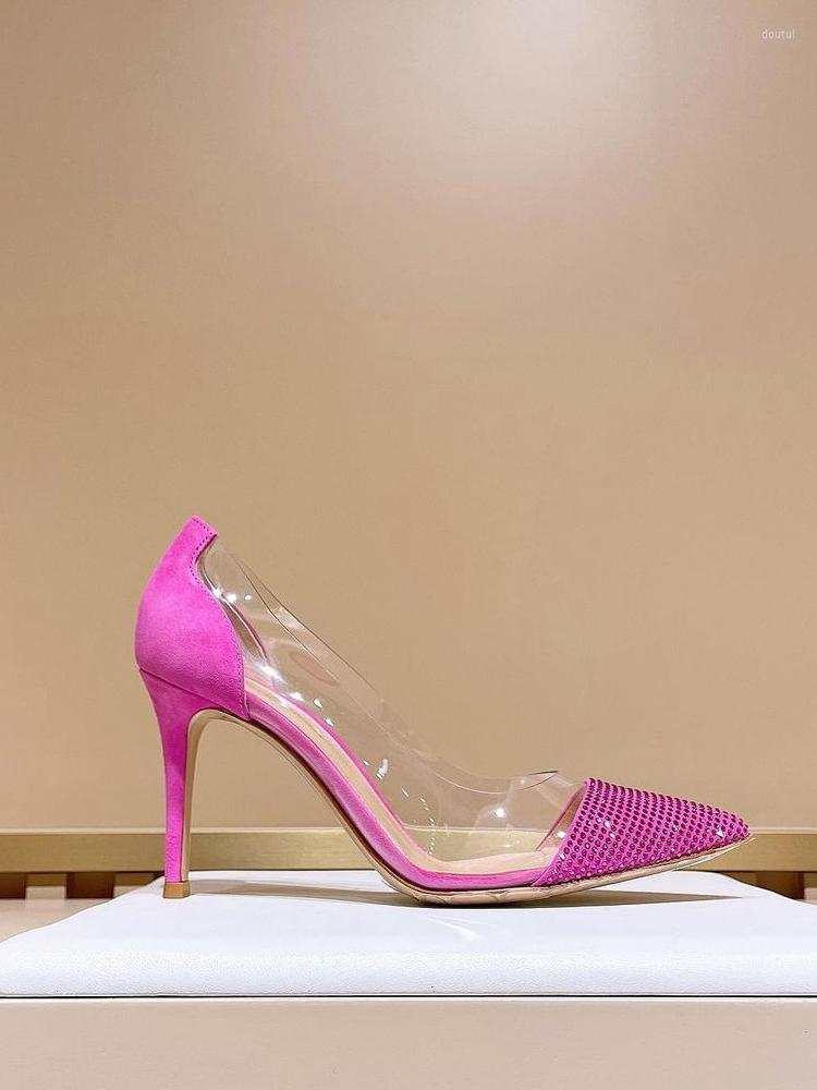 Dress Shoes UVRCOS Women Sexy High Heel Pointed Toe Crystal Embellished Party Wedding Heels PVC Patchwork Pumps Black Rose Pink, Black 8cm
Dress Shoes UVRCOS Women Sexy High Heel Pointed Toe Crystal Embellished Party Wedding Heels PVC Patchwork Pumps Black Rose Pink, Black 8cm