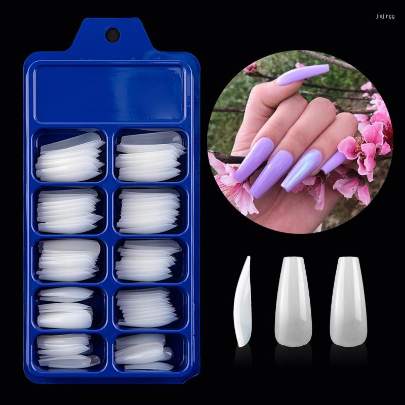 False Nails 100pc/box Long Ballerina Coffin Fake Tips Clear Nature Color ABS Full Cover Fasle Manicure Acrylic Nail Art Tools, 0744-white-100pcs
False Nails 100pc/box Long Ballerina Coffin Fake Tips Clear Nature Color ABS Full Cover Fasle Manicure Acrylic Nail Art Tools, 0744-white-100pcs