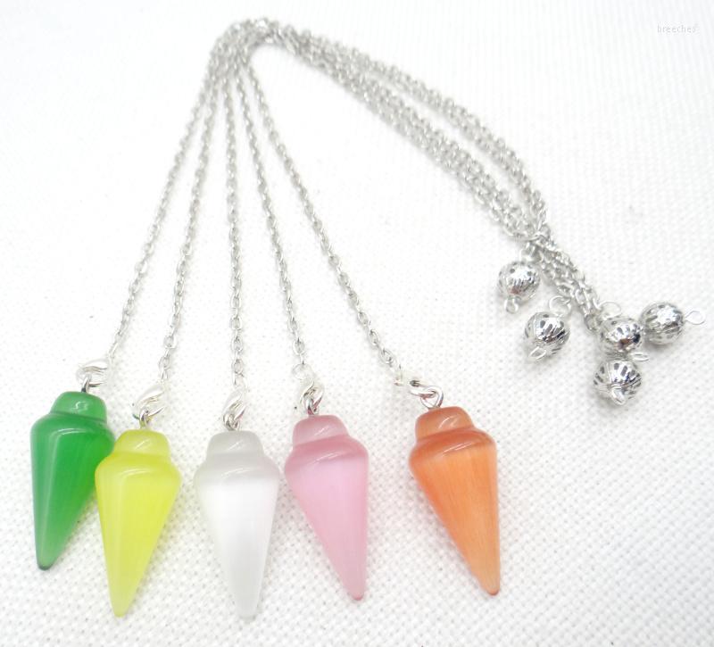Pendant Necklaces Sell Natural Gem Stone Quartz Crystal Circle Cone Charm Divination Pendulum For Dowsing Pendule
Pendant Necklaces Sell Natural Gem Stone Quartz Crystal Circle Cone Charm Divination Pendulum For Dowsing Pendule