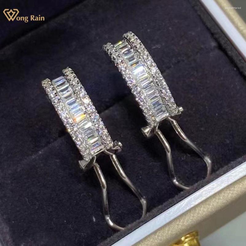 Hoop Earrings Wong Rain Luxury 925 Sterling Silver White Sapphire Gemstone Wedding Engagement Fine Jewelry For Women Wholesale
Hoop Earrings Wong Rain Luxury 925 Sterling Silver White Sapphire Gemstone Wedding Engagement Fine Jewelry For Women Wholesale