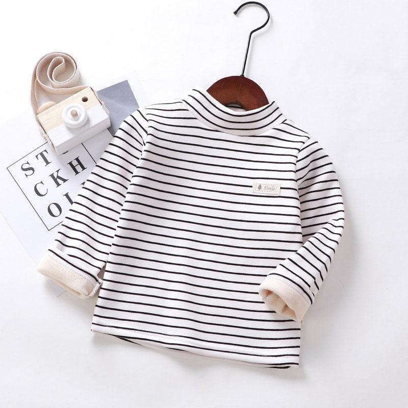Shirts Fashion Stripe Graphic T Spring Autumn Children's Clothing Boys Plus Velvet Long Sleeve Kids Clothes 2-7 Years, Picture shown
Shirts Fashion Stripe Graphic T Spring Autumn Children's Clothing Boys Plus Velvet Long Sleeve Kids Clothes 2-7 Years, Picture shown
