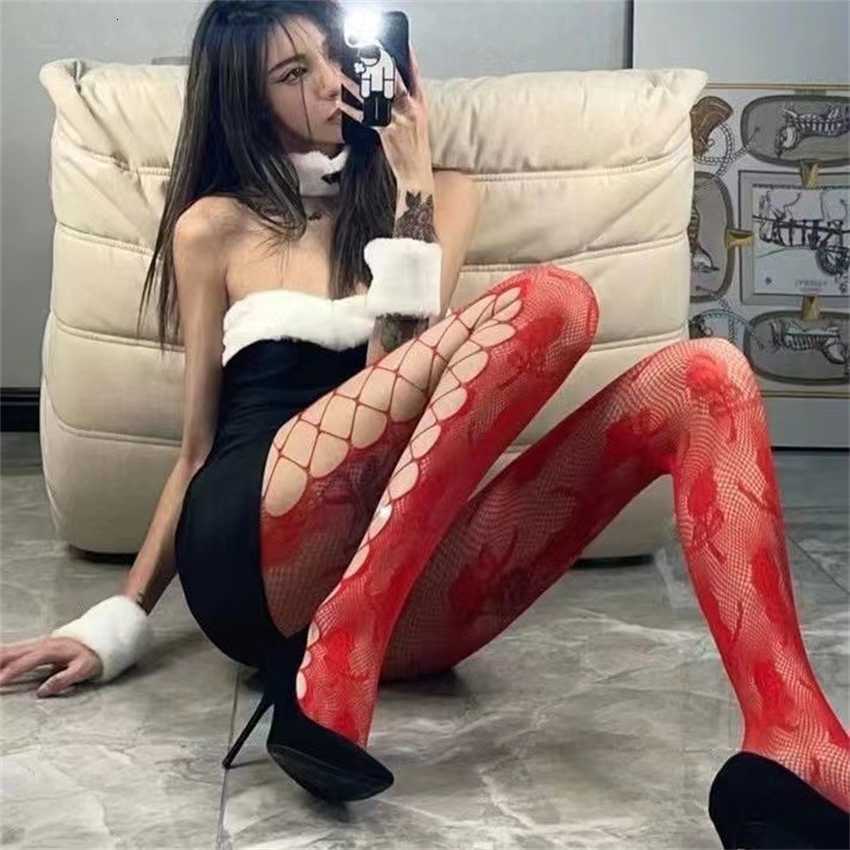 Colored silk stockings sexy temptation hollow-out binding fishnet large size rose jacquard pantyhose female style, Black
Colored silk stockings sexy temptation hollow-out binding fishnet large size rose jacquard pantyhose female style, Black