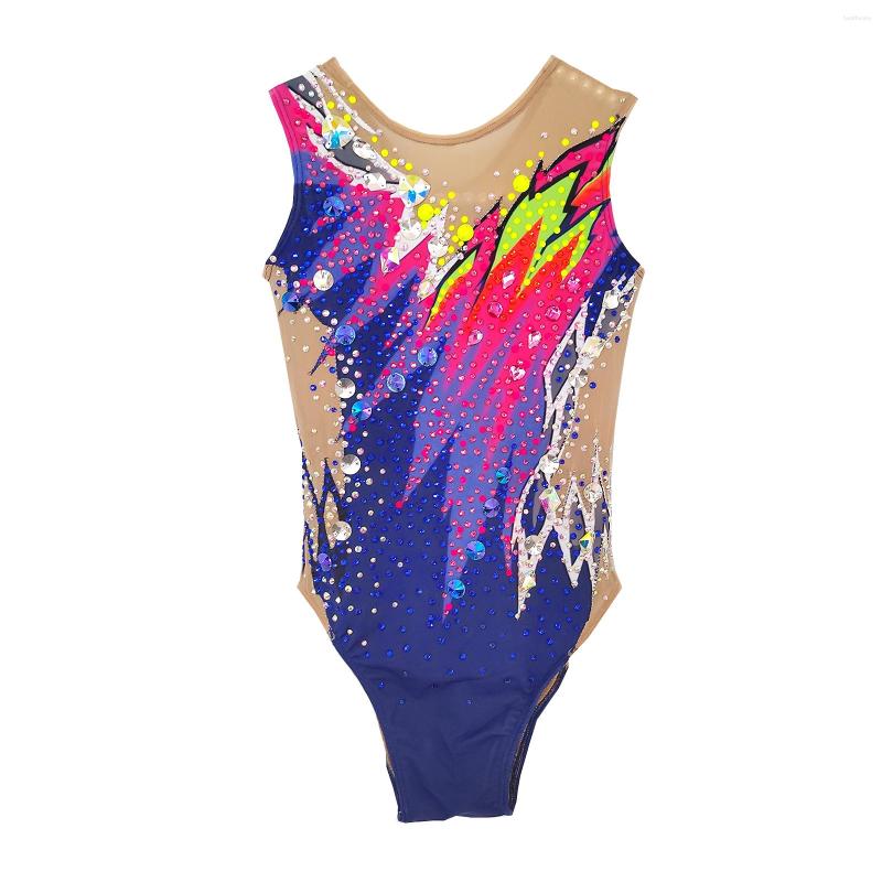 Stage Wear LIUHUO Customized Rhythmic Gymnastics Leotards Girls Women Navy Blue Multicolored Diamond Inlaid Dance Competition Unitards, Picture shown
Stage Wear LIUHUO Customized Rhythmic Gymnastics Leotards Girls Women Navy Blue Multicolored Diamond Inlaid Dance Competition Unitards, Picture shown