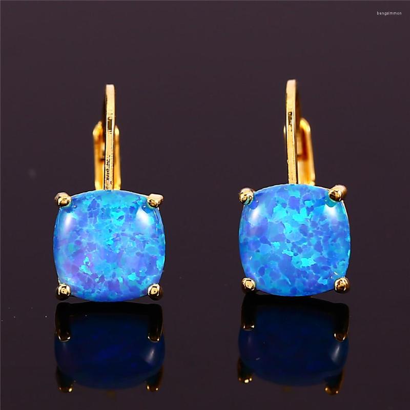 Hoop Earrings Cute Female White Blue Opal Stone Charm Square Small Trendy Bridal Gold Color Wedding For Women
Hoop Earrings Cute Female White Blue Opal Stone Charm Square Small Trendy Bridal Gold Color Wedding For Women