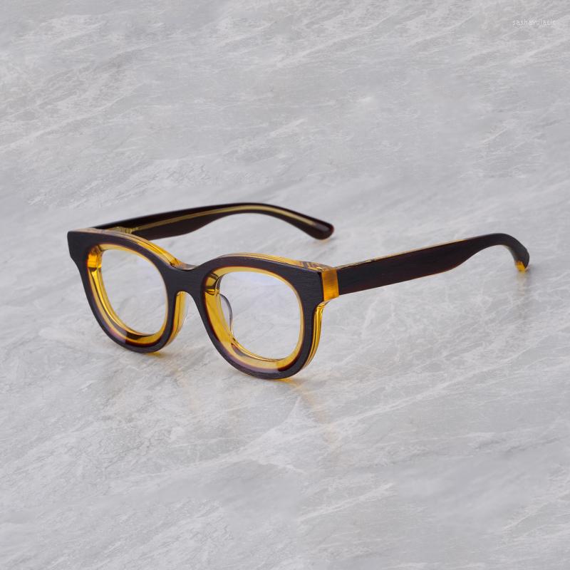 Sunglasses Frames Japanese Square Acetate Glasses High Quality Men Myopia Classical Handmade Eyeglasses Women Prescription Eyewear 243
Sunglasses Frames Japanese Square Acetate Glasses High Quality Men Myopia Classical Handmade Eyeglasses Women Prescription Eyewear 243