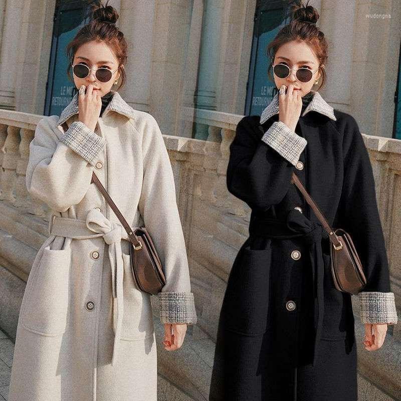 Women's Wool 2023 Autumn Winter Trench Coat Ladies Single-breaste Elegant Slim Long Woolen Coats Women Windbreakers Femme Outwear Tops, Beige
Women's Wool 2023 Autumn Winter Trench Coat Ladies Single-breaste Elegant Slim Long Woolen Coats Women Windbreakers Femme Outwear Tops, Beige