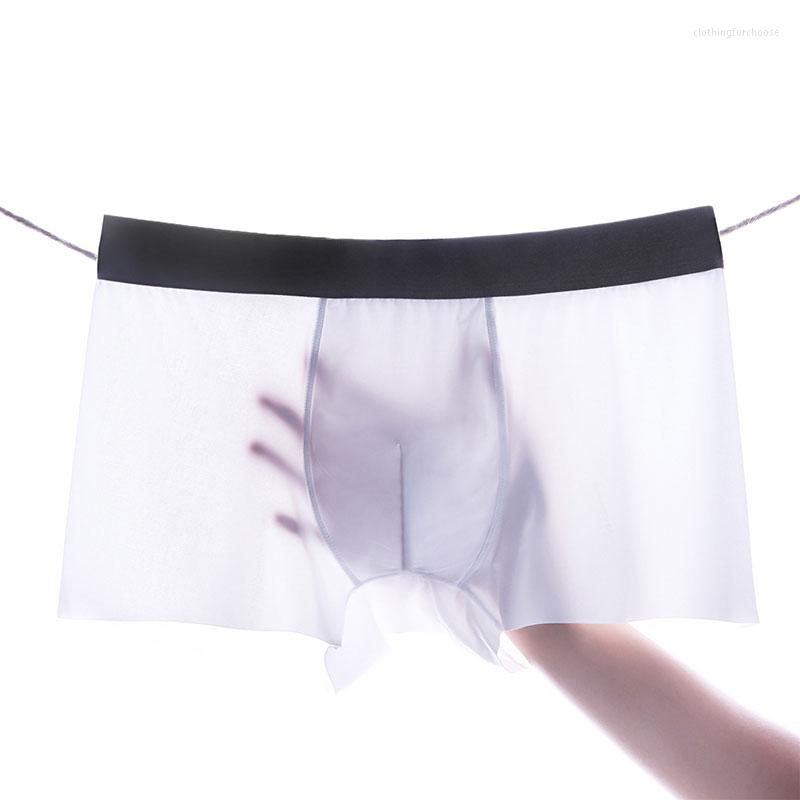 Underpants Ultra-thin Ice Silk Boxers For Men Seamless U Convex Pouch Underwear Breathable Male Panties Shorts Solid Color Boxer, C red
Underpants Ultra-thin Ice Silk Boxers For Men Seamless U Convex Pouch Underwear Breathable Male Panties Shorts Solid Color Boxer, C red