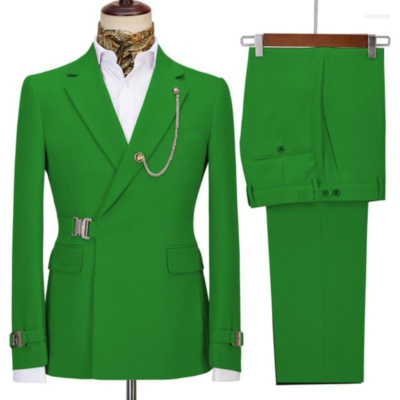 Men's Suits Green Belt Design Double Breasted Mens 2 Pieces Coat Pant Latest Wedding Groom Prom Tuxedos Blazer Set, Pink jacket
Men's Suits Green Belt Design Double Breasted Mens 2 Pieces Coat Pant Latest Wedding Groom Prom Tuxedos Blazer Set, Pink jacket