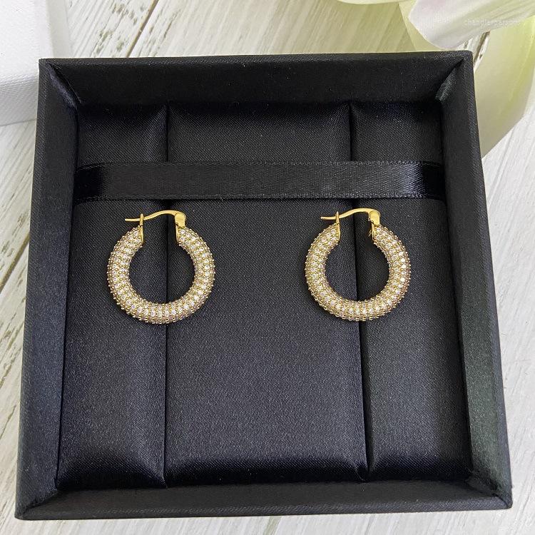 Hoop Earrings Style Crystal Europe And America Simple Temperament Girly Ear Women's Jewelry
Hoop Earrings Style Crystal Europe And America Simple Temperament Girly Ear Women's Jewelry