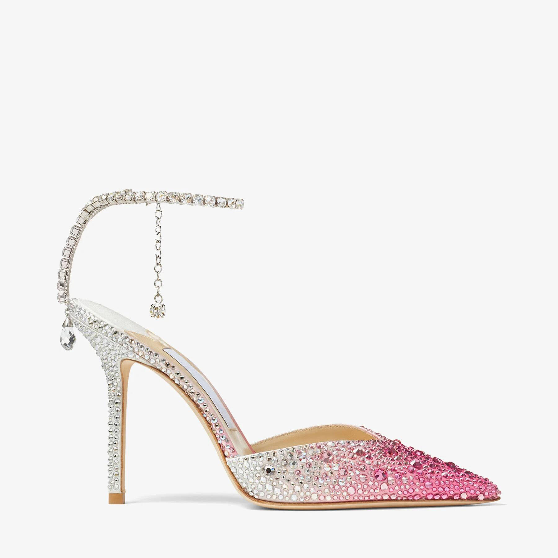 London Shoes Saeda Pumps 100 Candy Pink Degrade Satin Pumps With Crystal Embellishment, As picture
London Shoes Saeda Pumps 100 Candy Pink Degrade Satin Pumps With Crystal Embellishment, As picture