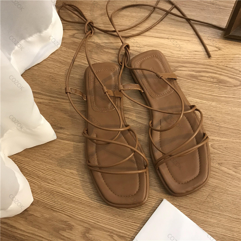 Sandals Sandals Women Summer Beach Fashion Sexy Flat Casual Cross-Tie Open Toe Fairy Style Narrow Band Shoes Black Rome Sandals 230313, Q61black
Sandals Sandals Women Summer Beach Fashion Sexy Flat Casual Cross-Tie Open Toe Fairy Style Narrow Band Shoes Black Rome Sandals 230313, Q61black