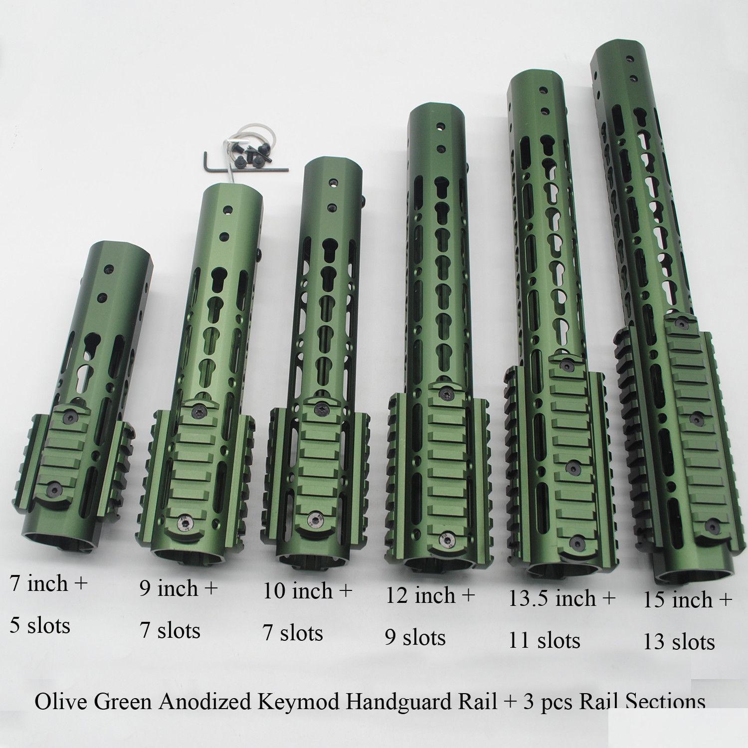 Others Tactical Accessories 7/9/10/12/13 5/15 Unique Olive Green Anodized Keymod Handguard Rail With 3 X Picatinny / Weaver Sections Dhe0W
Others Tactical Accessories 7/9/10/12/13 5/15 Unique Olive Green Anodized Keymod Handguard Rail With 3 X Picatinny / Weaver Sections Dhe0W