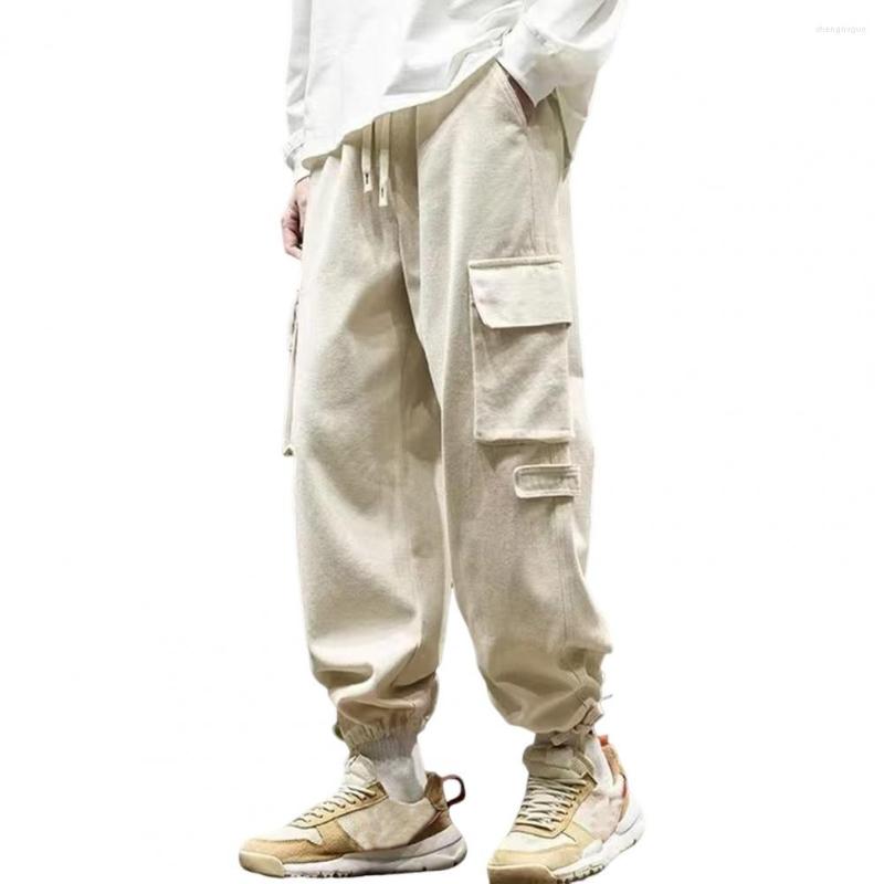 Men's Pants Chic Men Cargo Comfortable Deep Crotch Summer Trousers Drawstring Casual Garment, Brown
Men's Pants Chic Men Cargo Comfortable Deep Crotch Summer Trousers Drawstring Casual Garment, Brown
