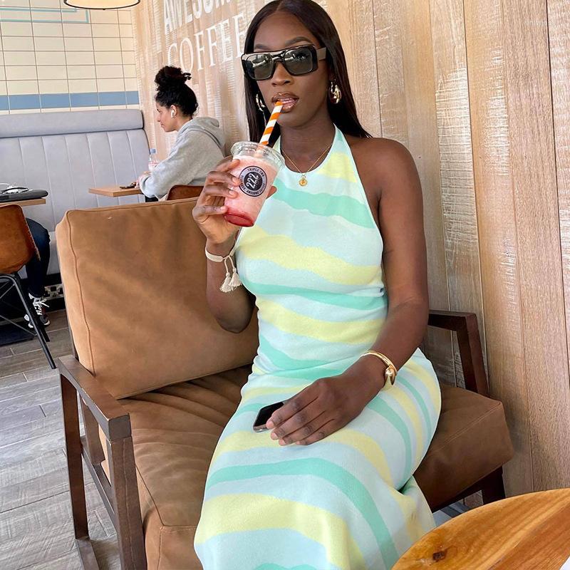 Casual Dresses Echoine Sleeveless Tie Dye Print Midi Dress Sexy Skinny Elegant Robe Vintage Vestidos, Mint
Casual Dresses Echoine Sleeveless Tie Dye Print Midi Dress Sexy Skinny Elegant Robe Vintage Vestidos, Mint
