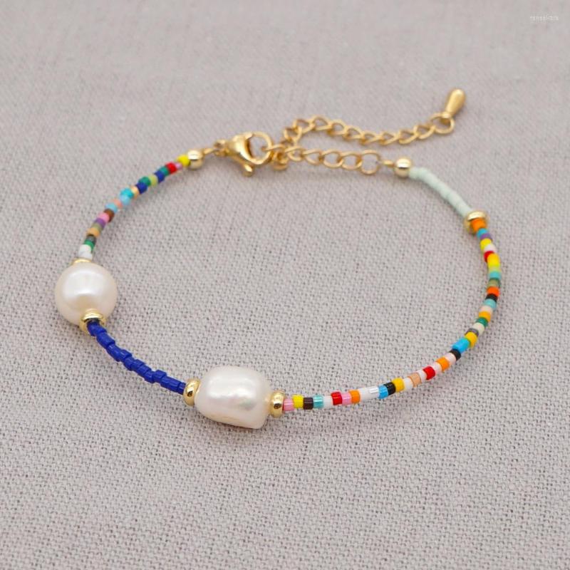 Strand Go2Boho Simple Dainty Tiny Bracelet Genuine Freshwater Pearl For Women Colorful Miyuki Seed Beads Female Pulsera
Strand Go2Boho Simple Dainty Tiny Bracelet Genuine Freshwater Pearl For Women Colorful Miyuki Seed Beads Female Pulsera
