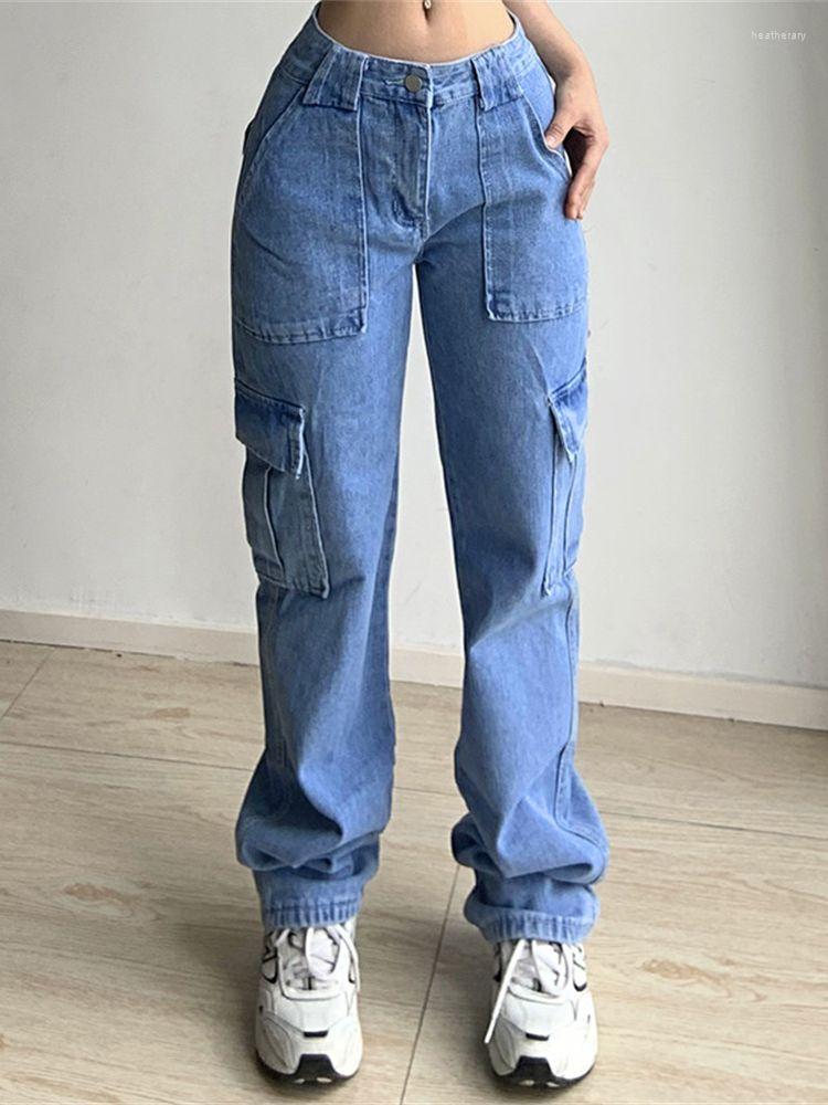 Women's Jeans Women's Solid Color Pocket Stitching Basic Casual Loose Mid Waist 2023 Streetwear Work Out Denim, Brown
Women's Jeans Women's Solid Color Pocket Stitching Basic Casual Loose Mid Waist 2023 Streetwear Work Out Denim, Brown