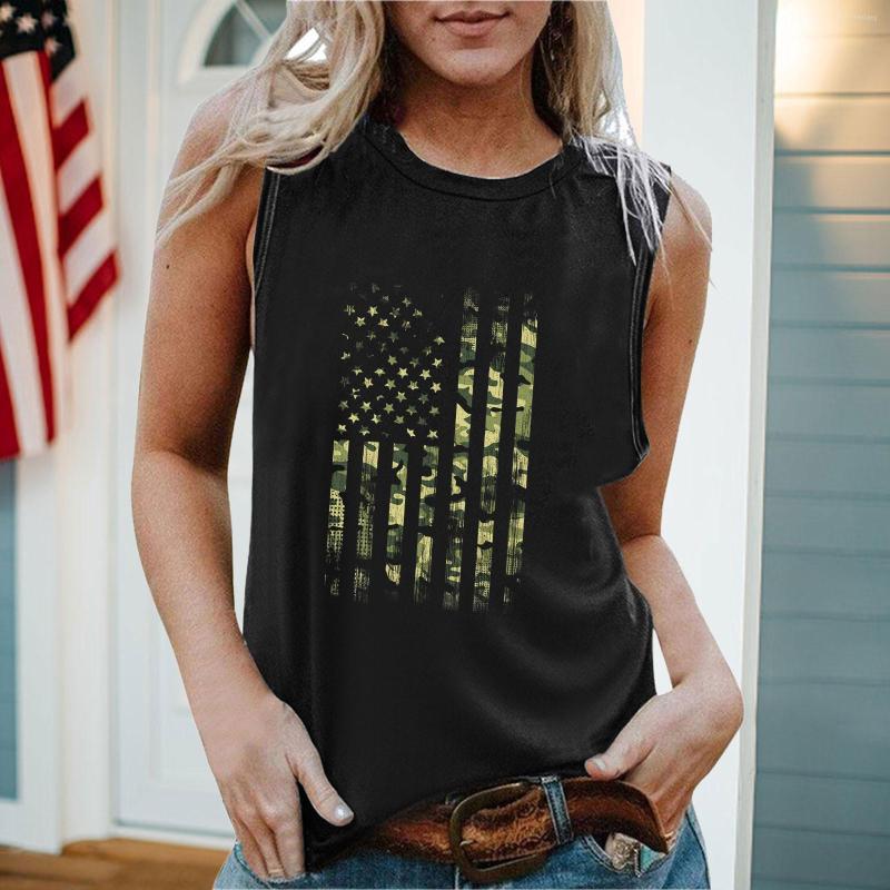 Women' Tanks T Shirt Women Summer American Flag Print Tops Casual O Neck Comfortable Sleeveless Tee Femme Haut, Black
Women' Tanks T Shirt Women Summer American Flag Print Tops Casual O Neck Comfortable Sleeveless Tee Femme Haut, Black