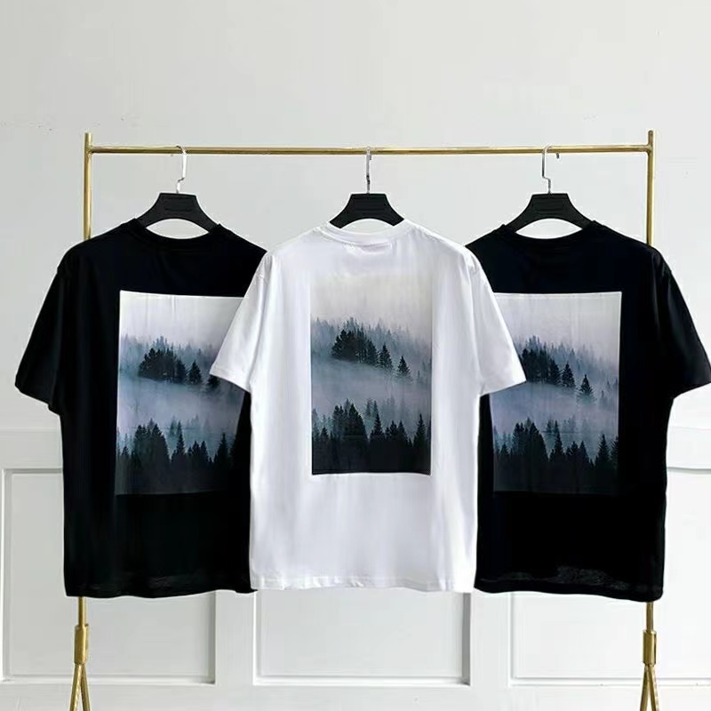 High-quality Men's T-Shirts Designer FOG Short Sleeve T-shirt Fashion Picture Misty Forest Pure Cotton Loose Tees S-2XL, White
High-quality Men's T-Shirts Designer FOG Short Sleeve T-shirt Fashion Picture Misty Forest Pure Cotton Loose Tees S-2XL, White