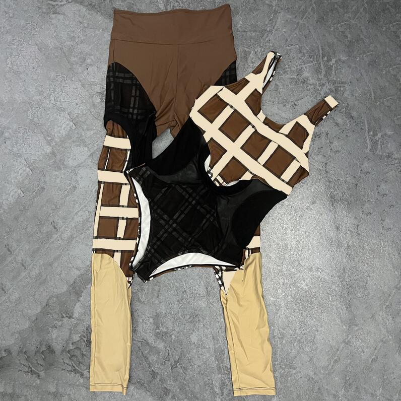 Designer Yoga Outfit Women Shirt Pants Sport Tights Classic Stripe Ladies Fitness Wear Swimming Diving Bathing Suit, As pic
Designer Yoga Outfit Women Shirt Pants Sport Tights Classic Stripe Ladies Fitness Wear Swimming Diving Bathing Suit, As pic