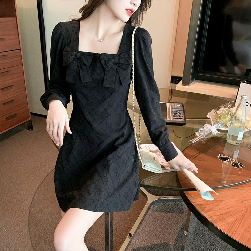 Party Dresses Spring 2023 Fashion French Black Dress Bow Female TemperamentParty, See card
Party Dresses Spring 2023 Fashion French Black Dress Bow Female TemperamentParty, See card