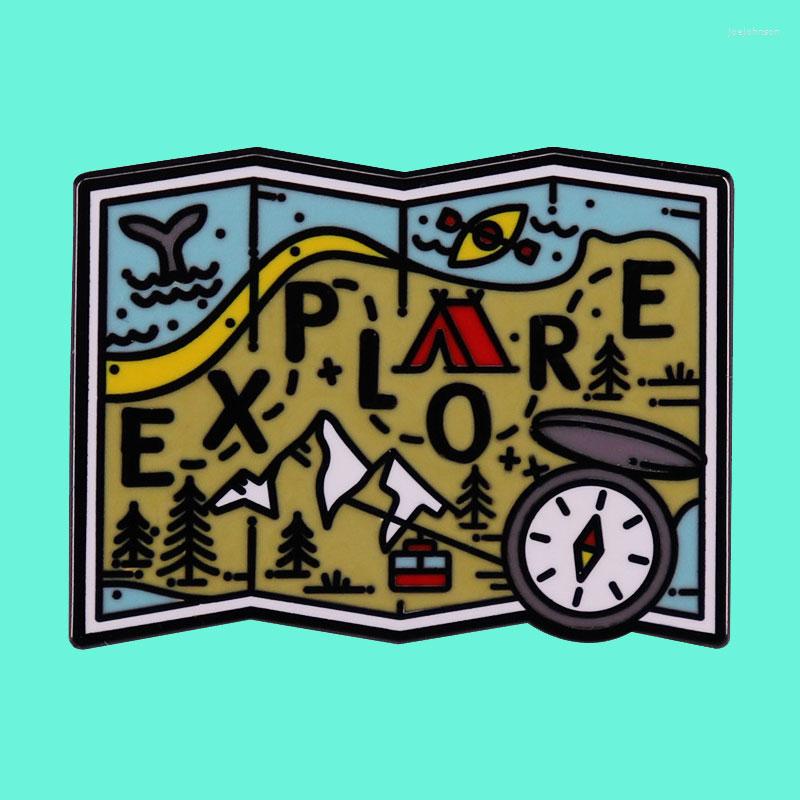 Brooches Interesting Maze Adventure Map Cartoon Brooch Originality Lapel Badge Denim Jacket Backpack Pin Given Friends And Fans Gifts
Brooches Interesting Maze Adventure Map Cartoon Brooch Originality Lapel Badge Denim Jacket Backpack Pin Given Friends And Fans Gifts