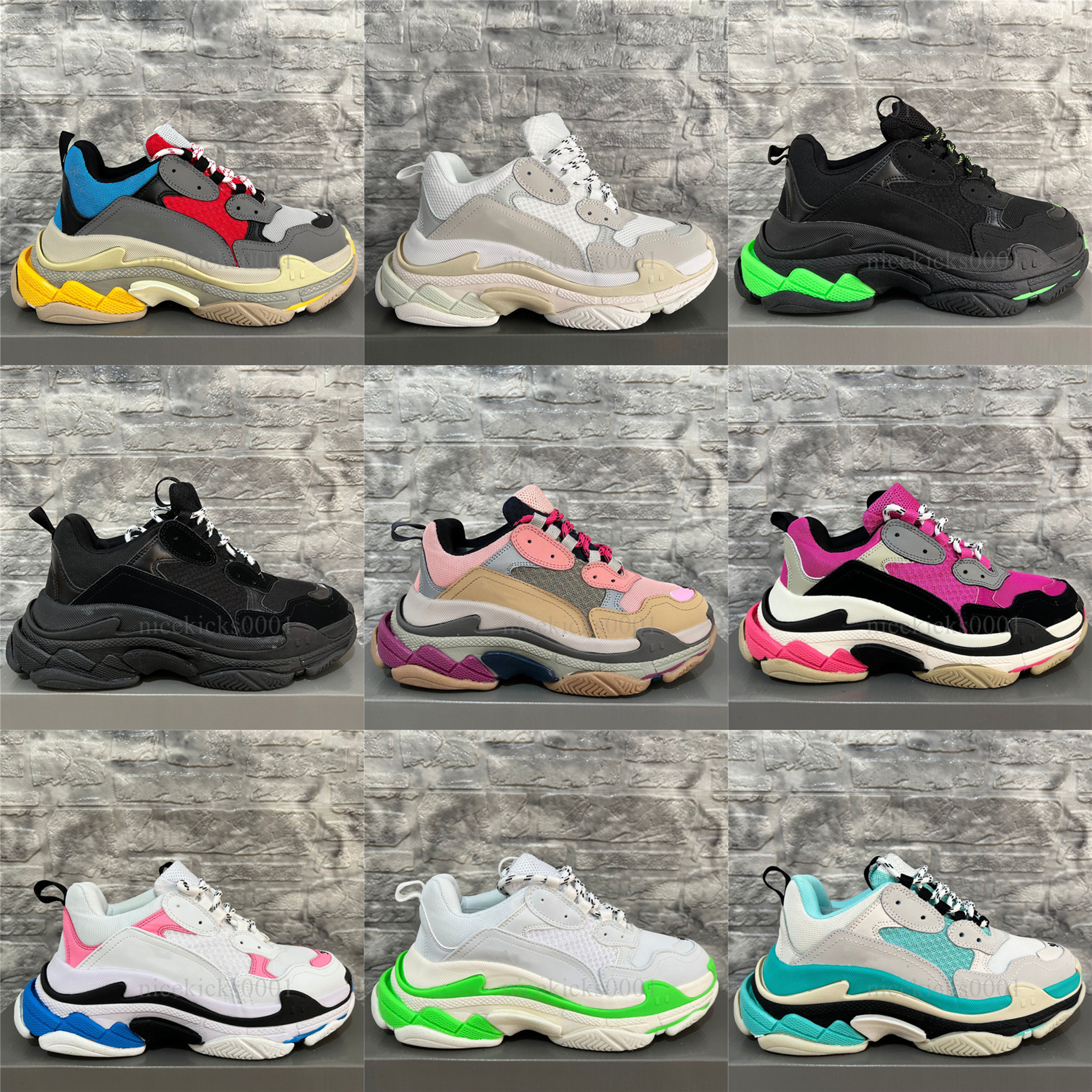 2023 Men Woman Casual Shoes Luxury Designer Triple S Trainer Platform Classic Scarpes Paris Clear Sole 17FW Old Dad Athletic Sports Sneakers Sports Chaussures 35-45, Color03
2023 Men Woman Casual Shoes Luxury Designer Triple S Trainer Platform Classic Scarpes Paris Clear Sole 17FW Old Dad Athletic Sports Sneakers Sports Chaussures 35-45, Color03