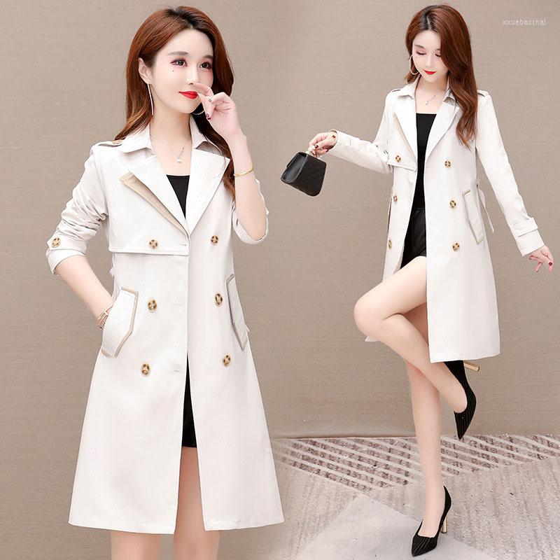 Women's Trench Coats 2023 Spring Autumn Long Coat Women Double Breasted Slim Windbreaker Female Outwear Fashion With Lining Overcoat -4X, Creamy-white
Women's Trench Coats 2023 Spring Autumn Long Coat Women Double Breasted Slim Windbreaker Female Outwear Fashion With Lining Overcoat -4X, Creamy-white