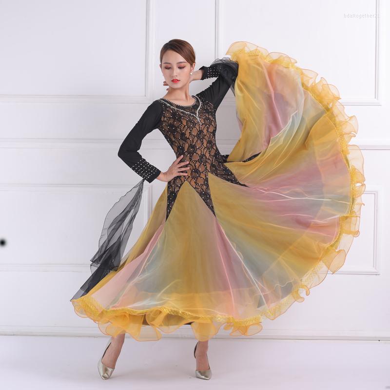 Stage Wear Women Yellow Ballroom Competition Dance Dress Design Advanced Waltz Dancing Skirt Adult Standard Dresses, Pink
Stage Wear Women Yellow Ballroom Competition Dance Dress Design Advanced Waltz Dancing Skirt Adult Standard Dresses, Pink