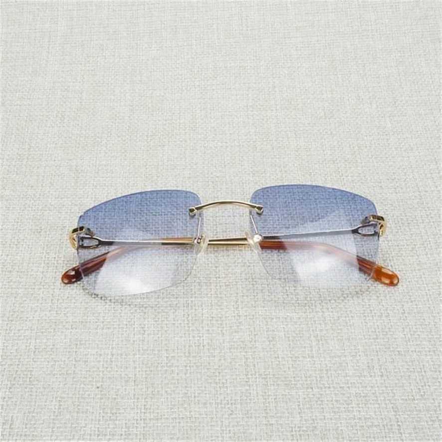 Vintage Rimless Sunglasses Men Women Metal Frame Square Eyeglasses Shades Oculos Gafas for Outdoor Club Accessories 011B
Vintage Rimless Sunglasses Men Women Metal Frame Square Eyeglasses Shades Oculos Gafas for Outdoor Club Accessories 011B