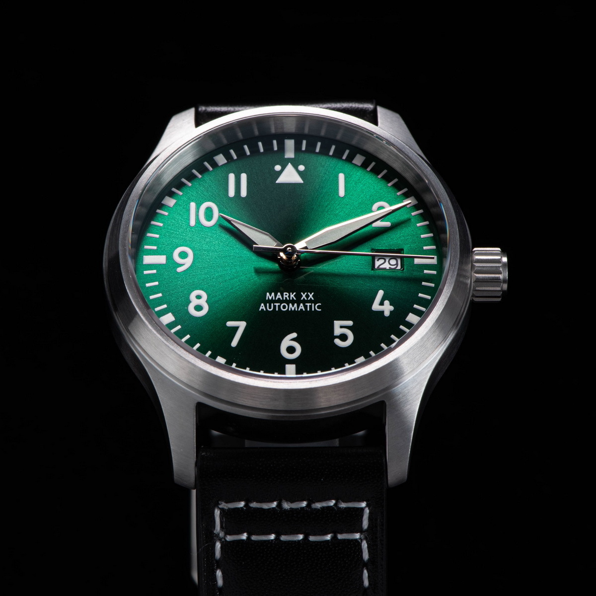 Wristwatches SEESTERN Mens Watch Automatic Mechanical Wristwatches Luminous Sapphire Crystal Waterproof NH35 Movement Military Air Force 230313