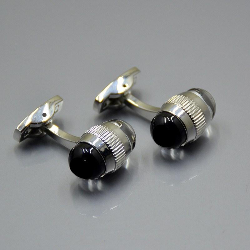 13 Color High 2 quality Mt Branding Man Shirt Cuff link with Six star Crystal Cuffbuttons As Wedding Groomsman Wear Jewelry Cuffinks Gift L251024