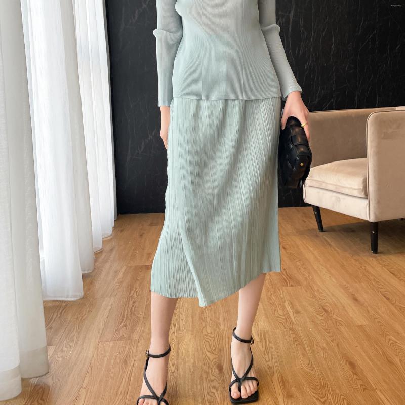 Skirts Manufacturers Direct Supply 2023 Summer Niche Design Sense Bag Hip Everything Matching Slim Mid-length Skirt Pleated, Black
Skirts Manufacturers Direct Supply 2023 Summer Niche Design Sense Bag Hip Everything Matching Slim Mid-length Skirt Pleated, Black