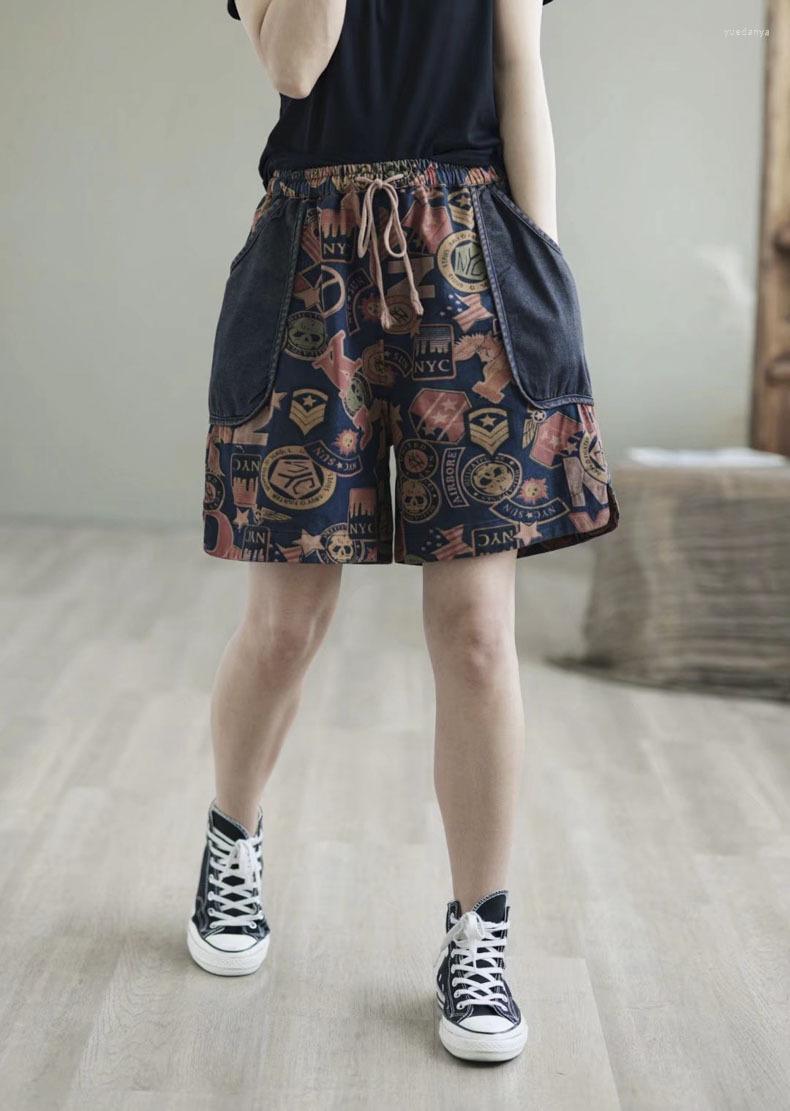 Women's Shorts 2023Summer Denim Women High Street Style Print Patchwork Pockets Waist Shiring Loose Female Tide Wide Leg Pants
Women's Shorts 2023Summer Denim Women High Street Style Print Patchwork Pockets Waist Shiring Loose Female Tide Wide Leg Pants