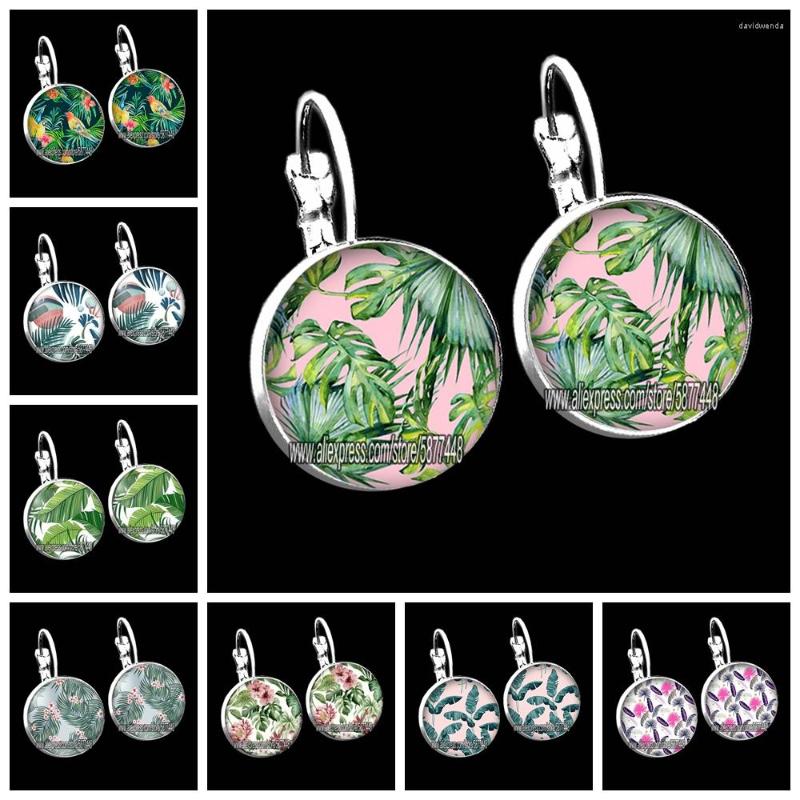 Stud Earrings Green Tropical Leaves Women Beautiful Plant Leaf Glass Cabochon Gift For Girl
Stud Earrings Green Tropical Leaves Women Beautiful Plant Leaf Glass Cabochon Gift For Girl
