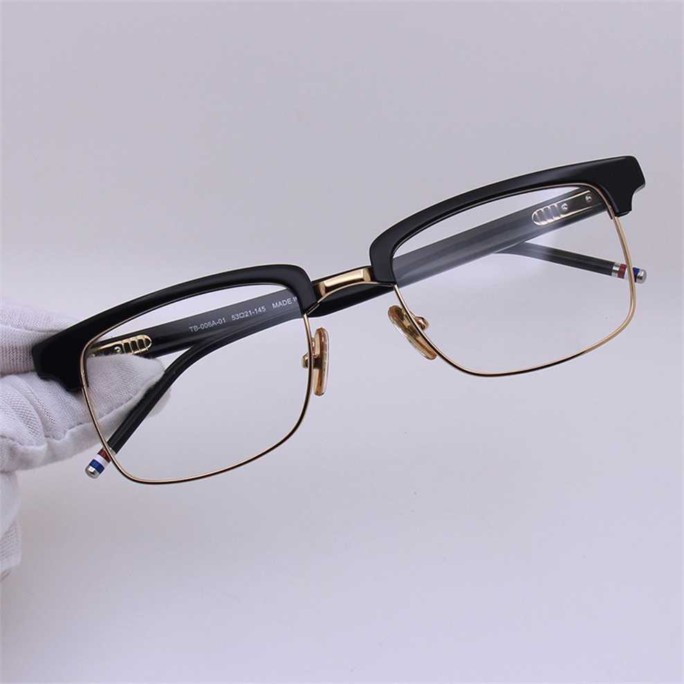 Sunglasses 2023 new Myopia glasses tb006 box myopia frame men's fashion Korean version business optical lens