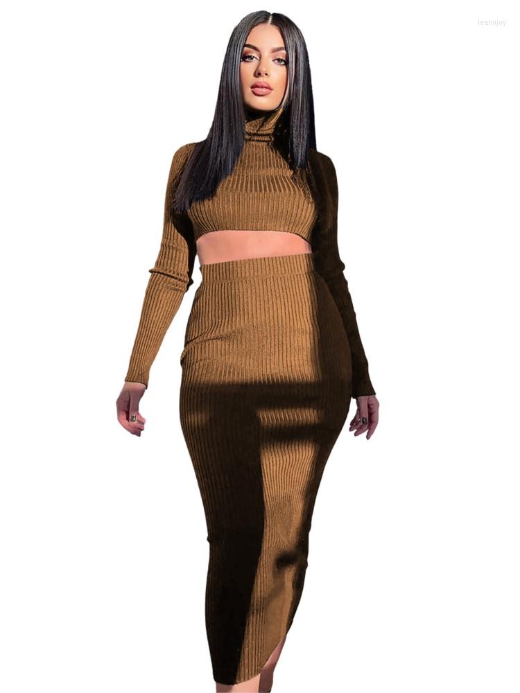 Ethnic Clothing African Clothes Women 2 Piece Set Turtleneck Crop Tops Empire Skirt Suits Autumn Solid Knitted Ribbed Sexy
Ethnic Clothing African Clothes Women 2 Piece Set Turtleneck Crop Tops Empire Skirt Suits Autumn Solid Knitted Ribbed Sexy