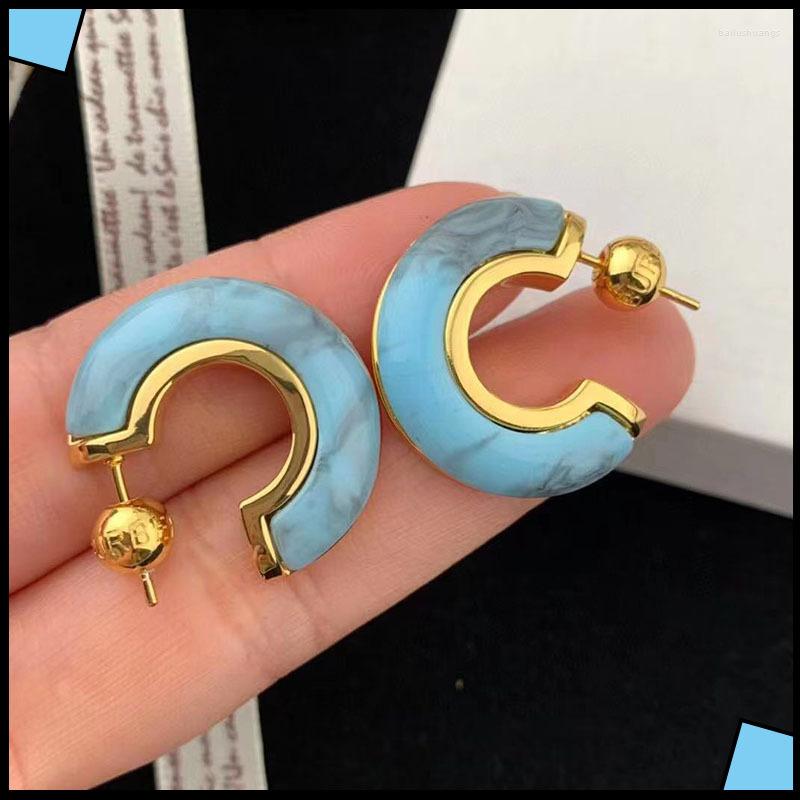 Hoop Earrings Copper Material Bohemian Style Simple Blue Acrylic Fashion C-shaped 925 Silver Needle Women's
Hoop Earrings Copper Material Bohemian Style Simple Blue Acrylic Fashion C-shaped 925 Silver Needle Women's