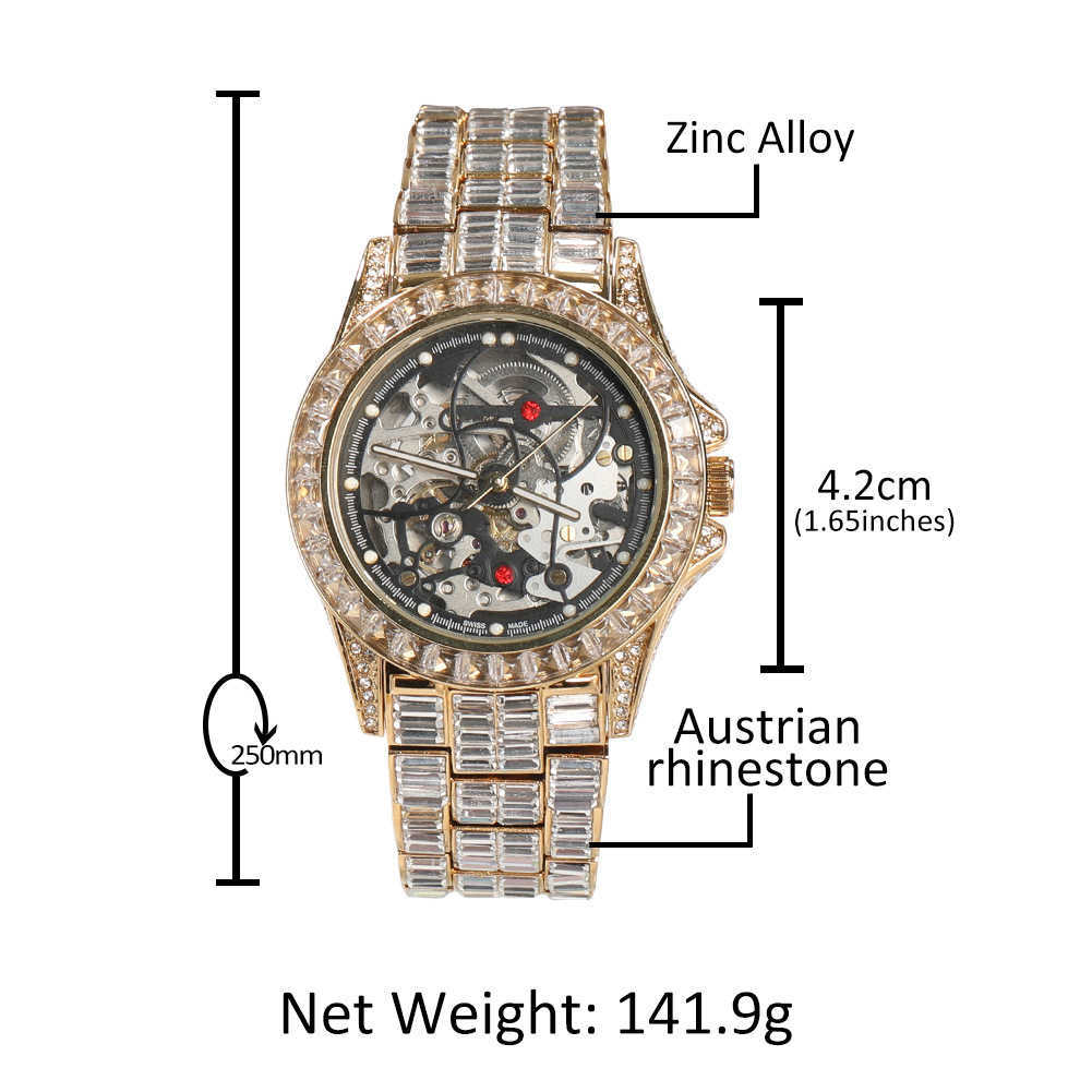 Watch Gumeng Hip Hop New Leisure Men's T-square Mechanical Watch Movement Life Waterproof Personality Fashion Watch, Gold
Watch Gumeng Hip Hop New Leisure Men's T-square Mechanical Watch Movement Life Waterproof Personality Fashion Watch, Gold