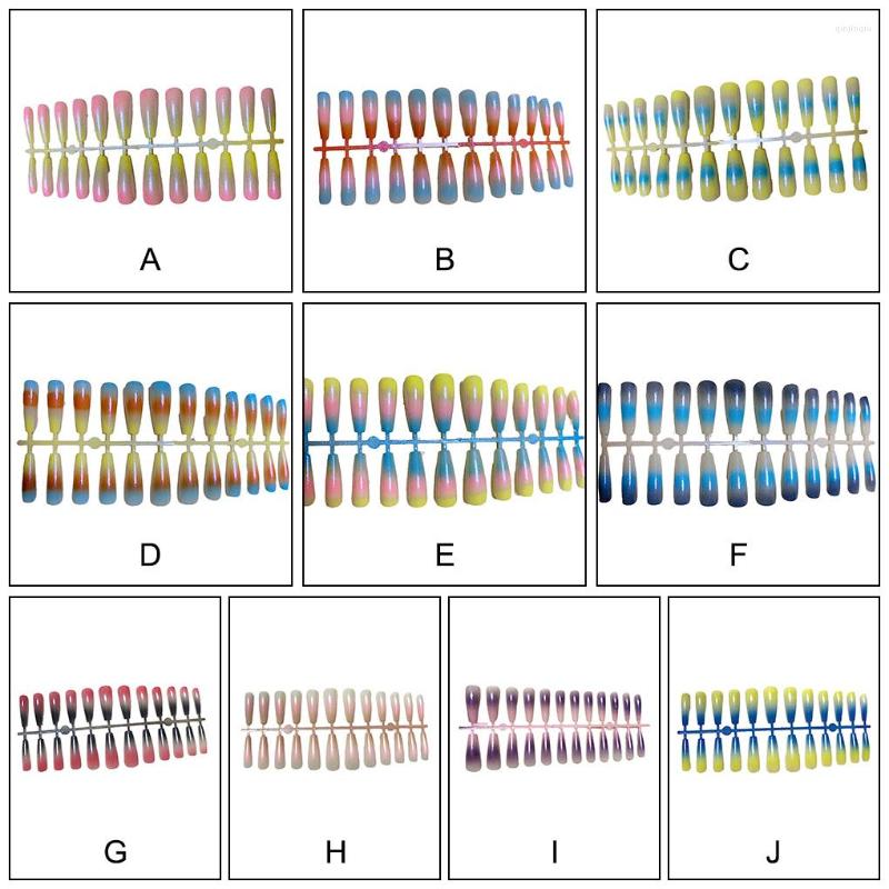 False Nails 24 Pieces Fake Shiny Surface Full Cover Elegant Press-on Gradient Style Artificial Nail Tips Manicure Decoration For DIY, Ch05
False Nails 24 Pieces Fake Shiny Surface Full Cover Elegant Press-on Gradient Style Artificial Nail Tips Manicure Decoration For DIY, Ch05