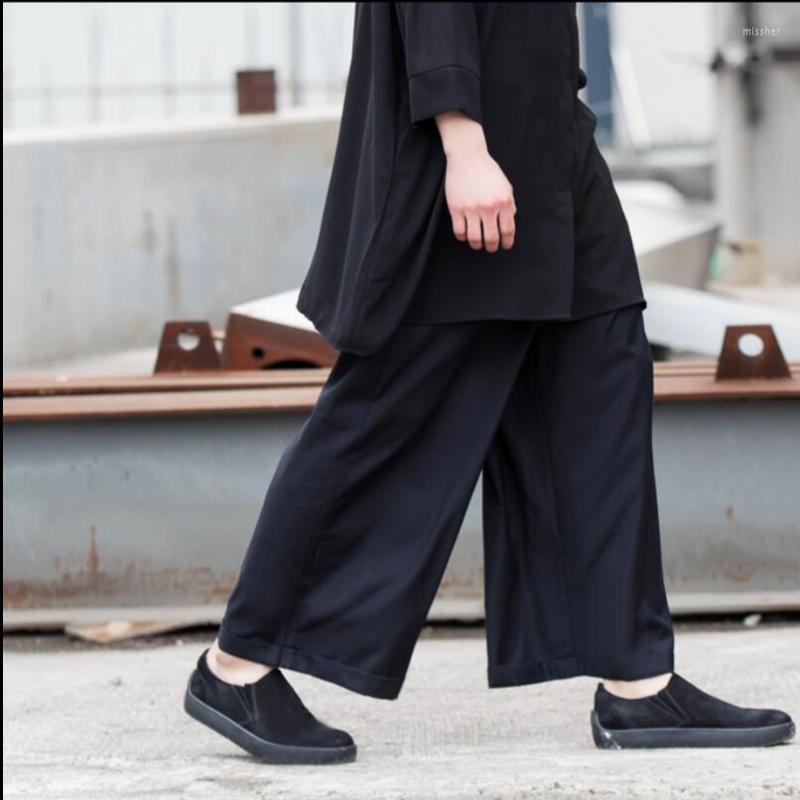 Men's Pants 28-46 Men's Skirt Elegant Wide-leg Loose Casual Tide Original Design Hairstylist Thin Trousers Spring And Summer, Black
Men's Pants 28-46 Men's Skirt Elegant Wide-leg Loose Casual Tide Original Design Hairstylist Thin Trousers Spring And Summer, Black