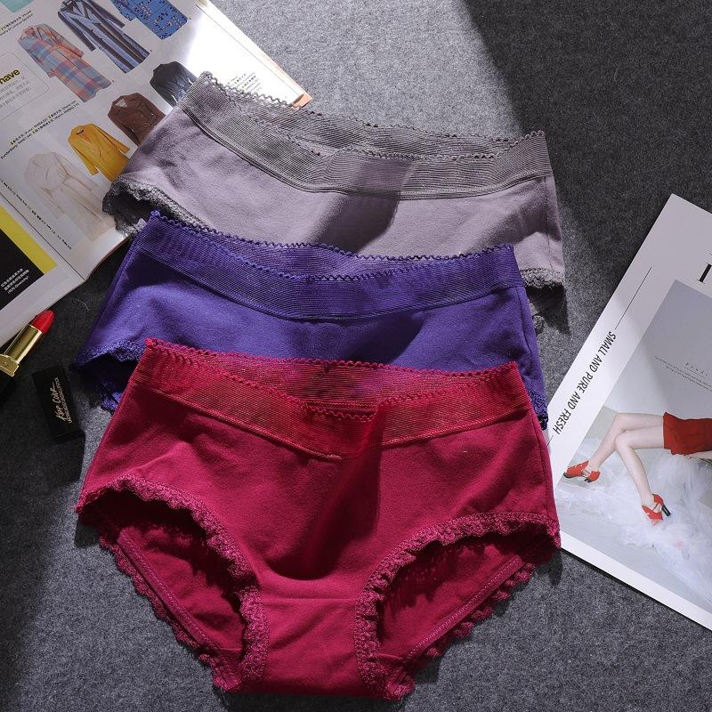Women's Panties Product Pure Cotton Underwear Ladies Mid-waist Breathable Simple Sexy Briefs Bag Hip Solid Color Girl Women, Red
Women's Panties Product Pure Cotton Underwear Ladies Mid-waist Breathable Simple Sexy Briefs Bag Hip Solid Color Girl Women, Red