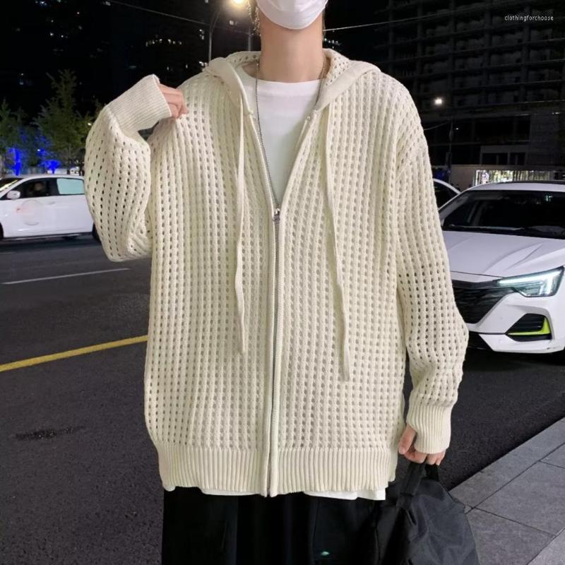 Men's Sweaters Attractive Knitted Coat Super Soft Non-Fading Sweater Men Vintage Knitwear Hooded Cardigan, Black
Men's Sweaters Attractive Knitted Coat Super Soft Non-Fading Sweater Men Vintage Knitwear Hooded Cardigan, Black