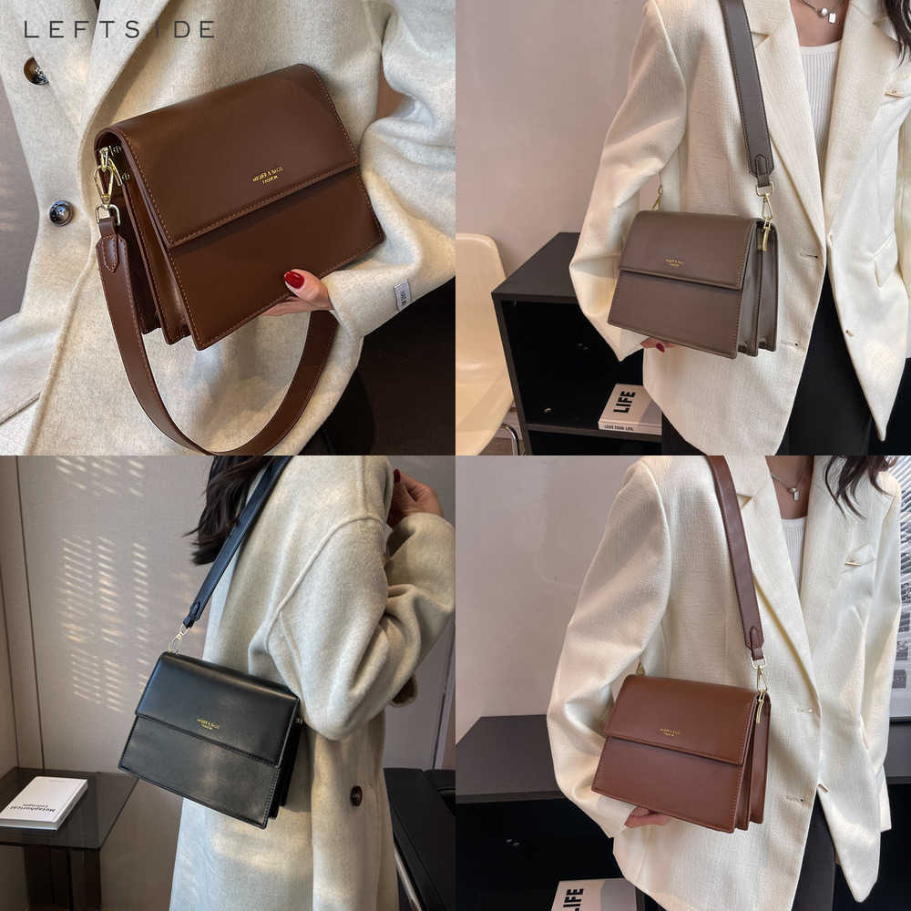 Leftside Double Layer Flap Crossbody Bags for Women Latest Trend Designer Classic Solid Color Handbags and Purses Small 230308, Coffee
Leftside Double Layer Flap Crossbody Bags for Women Latest Trend Designer Classic Solid Color Handbags and Purses Small 230308, Coffee