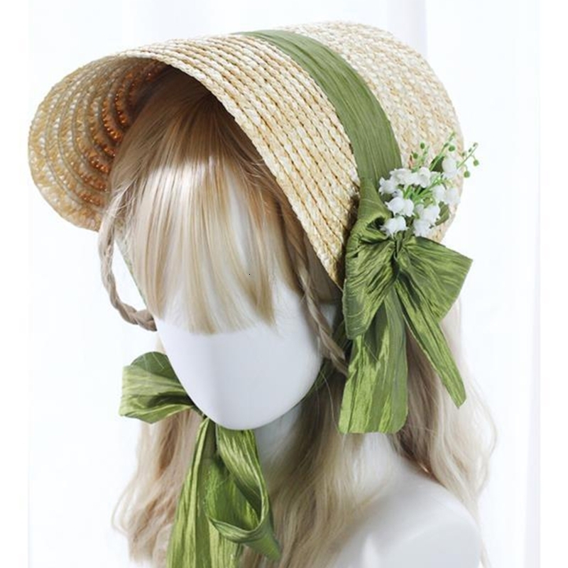 Caps Hats Handmade Women 1800s Victorian Wedding Tea Party Bonnet Lolita Hat Vintage Flowers Beach Sun Cap Straw Weaving Hats 230313, White
Caps Hats Handmade Women 1800s Victorian Wedding Tea Party Bonnet Lolita Hat Vintage Flowers Beach Sun Cap Straw Weaving Hats 230313, White
