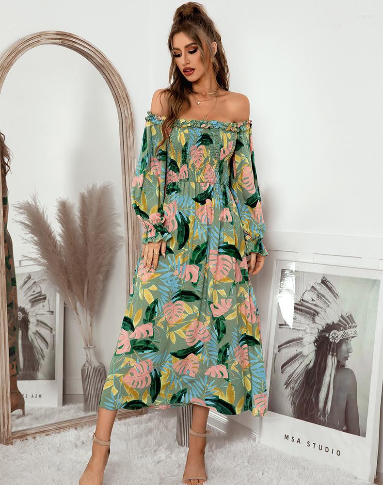 Casual Dresses 2023 Autumn Chiffon Young Sexy Retro Print Fashion Slash Neck Full Sleeve Women High Waist Braid Long A-Line Dress, Navy blue
Casual Dresses 2023 Autumn Chiffon Young Sexy Retro Print Fashion Slash Neck Full Sleeve Women High Waist Braid Long A-Line Dress, Navy blue